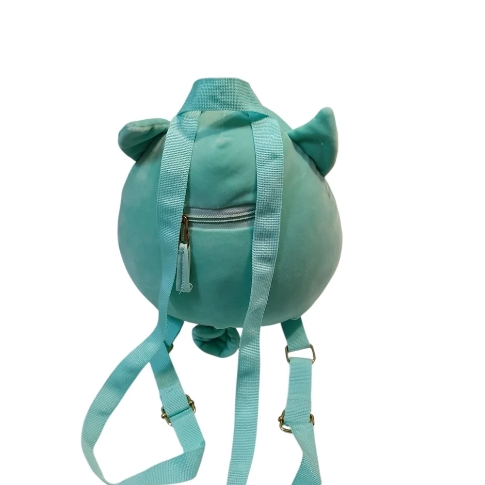 Squishmallow Winston The Owl Backpack for Kids - Teal and Cream